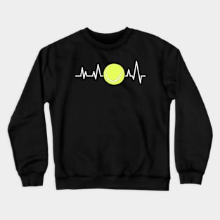 Heartbeat Pulse - Tennis Crewneck Sweatshirt